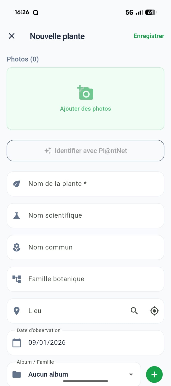 Ajouter une plante